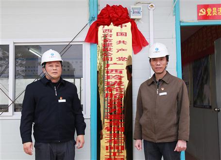 發(fā)揮戰(zhàn)斗堡壘作用！冶建又一個項目部黨支部揭牌