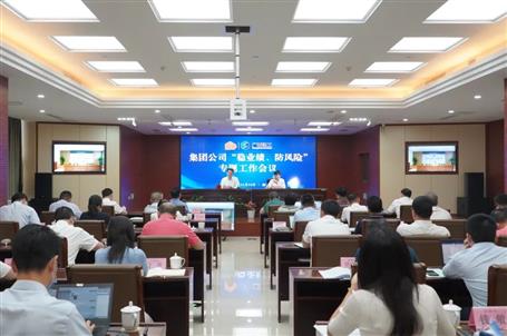 集團公司“穩(wěn)業(yè)績、防風險”專題工作會議召開