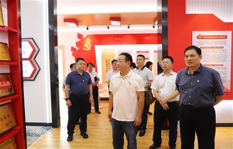 廣西企業(yè)文化建設(shè)協(xié)會專家到冶建公司對黨忠誠教育基地指導工作