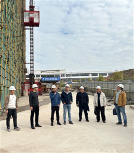 集團(tuán)公司檢查組到冶建第五分公司項(xiàng)目開(kāi)展年終質(zhì)量安全綜合大檢查