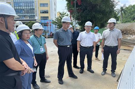 武曉輝到冶建第五分公司項目調(diào)研指導工作